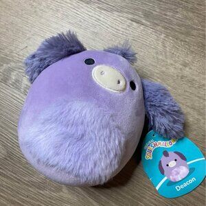 Squishmallows Deacon 5-Inch Plush – Purple Deacon the Donkey, Soft & Collectible